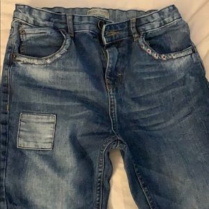 Zara Boy Jeans sz 11-12 w/patches
